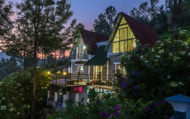 Relax at Chalet Mon Ami, a serene private bungalow in Kotagiri offering comfort, privacy, and hill views.