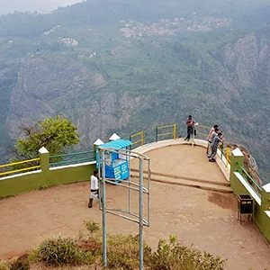 Dolphin’s Nose near Shantiniketan offers stunning views of misty Nilgiri hills and serene landscapes