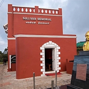 Visit John Sullivan Memorial near Rayne Forest Kotagiri to explore local history in a peaceful setting