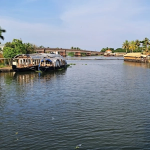 Pallathuruthy Backwaters Near IndiaVacationz Houseboat Cruise through Pallathuruthy Backwaters, 7.3 km from IndiaVacationz Houseboat, for a serene experience