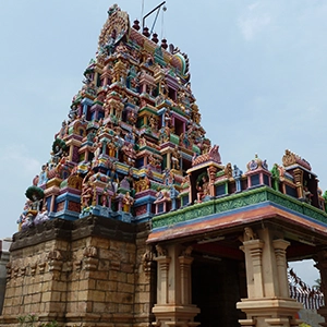 Tour the ancient Perur Pateeswarar Temple near Farmhouse, Sulur, famous for sculptures and heritage.