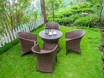 Stay at a private bungalow with a lush garden view at Chalet Mon Ami, a serene retreat in Kotagiri hills.