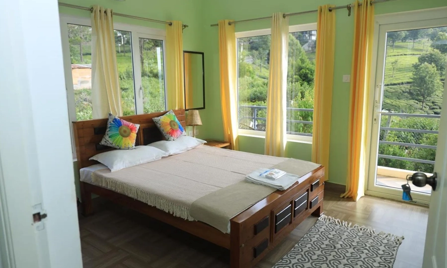 Enjoy scenic garden views and natural beauty at De Castle luxury villa in the hills of Coonoor